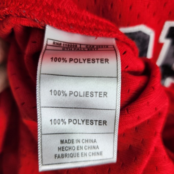 Mitchell & Ness Scottie Pippen 1997-98 Bulls Jersey Red Swingman Size S Worn Pri - Picture 11 of 13